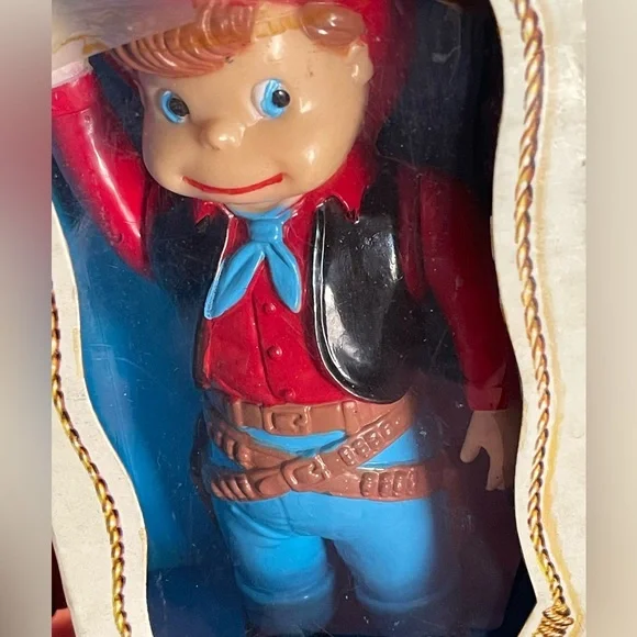 1966 whirling cowboy toy from Louis Marx TOYS. In original box. Rare. - Picture 1 of 4